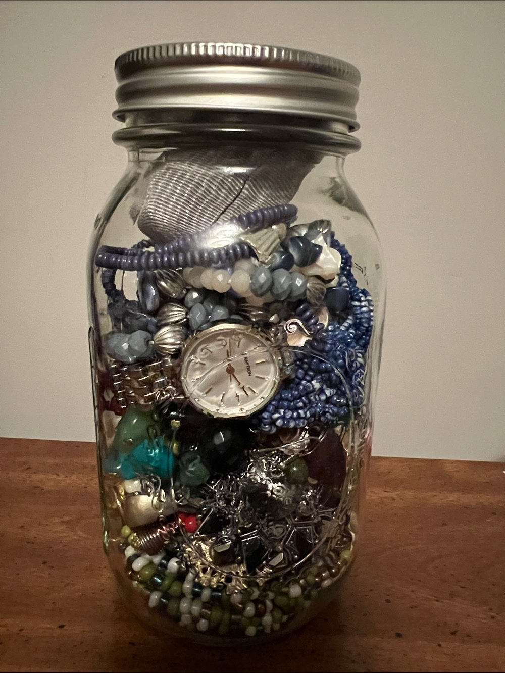 Mystery Jewelry Mason Jar